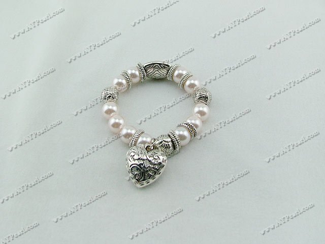 acrylic pearl bracelet