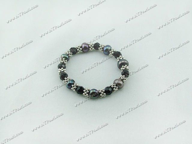 Black Pearl kristall armband