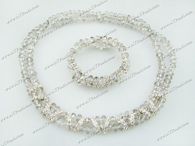 light grey crystal set