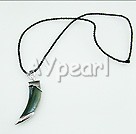 Wholesale Jewelry-Abalone shell cowhorn pendent