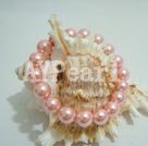 Wholesale Jewelry-pink seashell bead bracelet