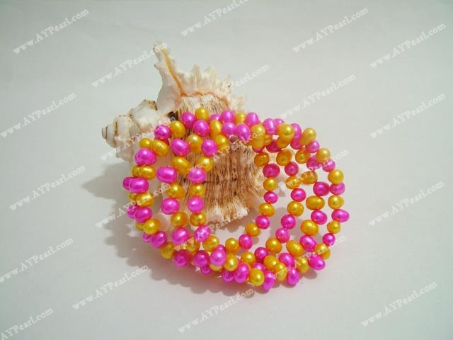 Double Color Pearl Bracelet