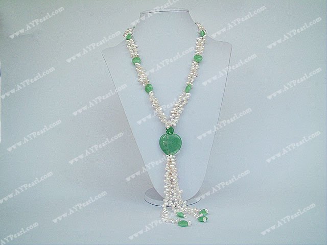 pearl jade necklace