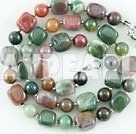 Wholesale Gemstone Necklace-Indian agate necklace