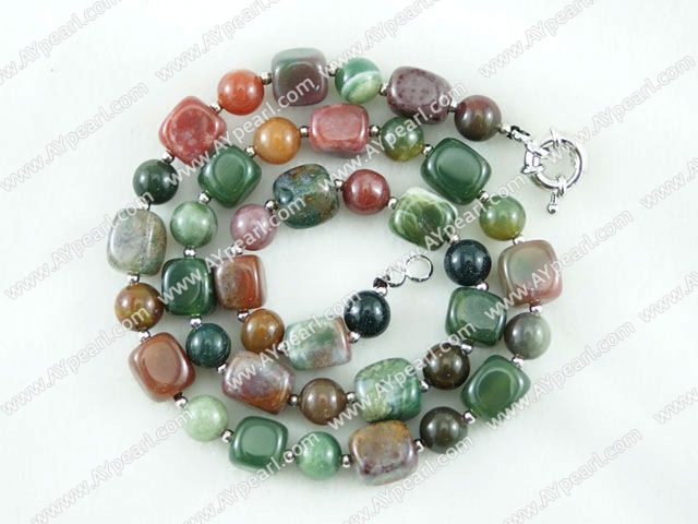 Indian agate necklace