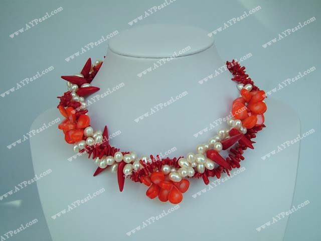 coral necklace