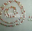 Wholesale Set Jewelry-pearl coral set