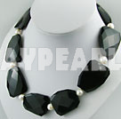 Wholesale Jewelry-black crystal necklace