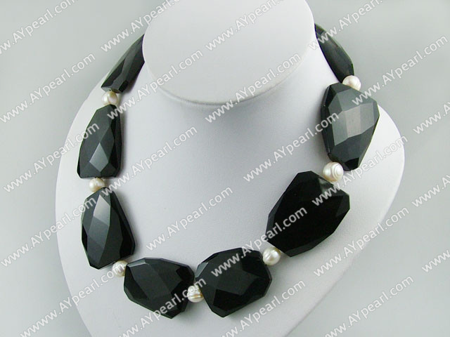 black crystal necklace