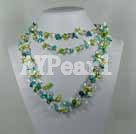 Wholesale Jewelry-pearl white crystal necklace