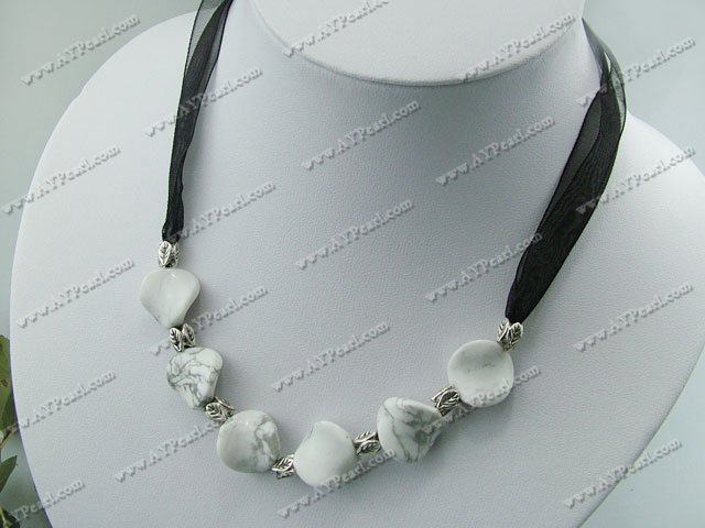 Howlite necklace