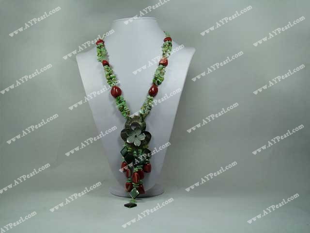 jade shell necklace