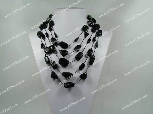 black jade necklace