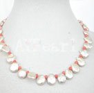 pearl coral necklace