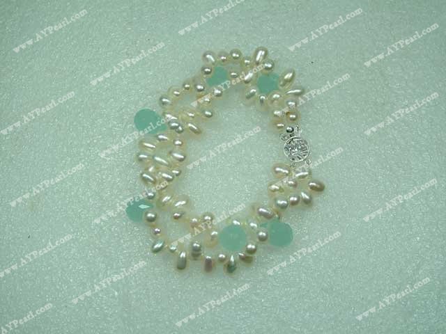 pearl crystal bracelet