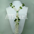 Wholesale Jewelry-pearl crystal necklace