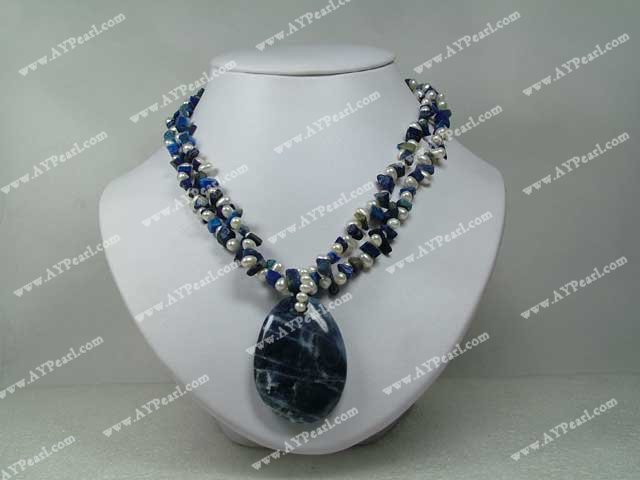 Sodalite mecklace