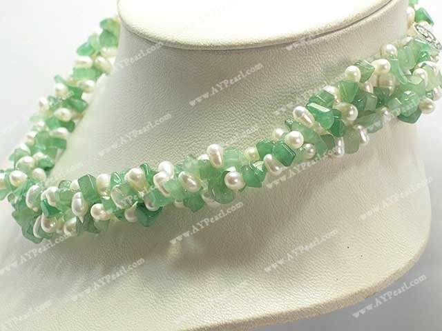 pearl jade necklace