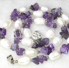 Wholesale Jewelry-pearl amethyst necklace