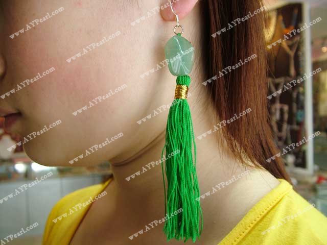 aventurine earring