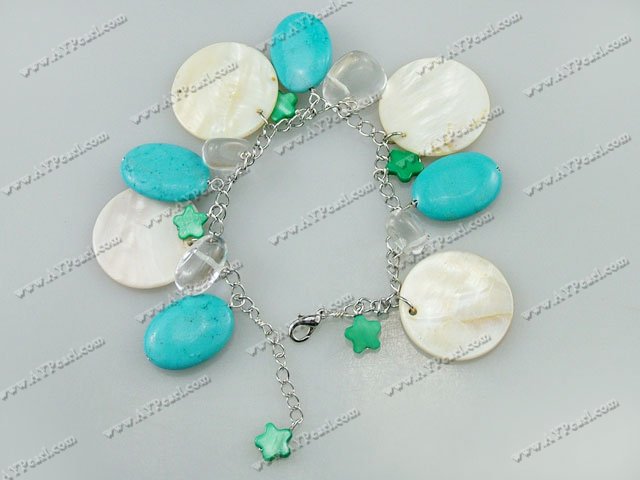 turquoise shell bracelet