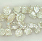 Freshwater pearl bigger beads, 5*20*25 mm keshi. Sold per 15.7-inch strand.
