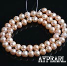 Freshwater Pearl Beads, Natural Pink, 7-8mm, Sold per 15-Inch Strand,7-8mm