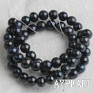 Freshwater Pearl Beads, Natural Black, 7-8mm, Sold per 15-Inch Strand,7-8mm