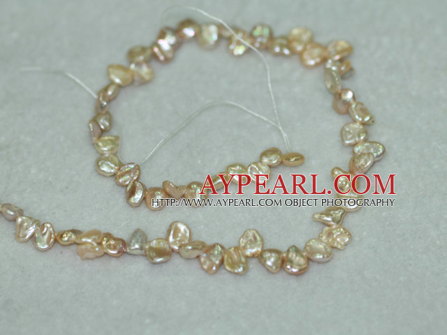 Freashwater pearl beads, yellow,  5*7*9mm top-drilled keshi. Sold per 15.4-inch strand.