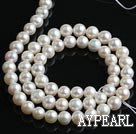 Freshwater Pearl Beads, Natural White, 7-8mm, Sold per 15.7-Inch Strand,7-8mm