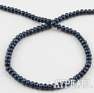 Freshwater Pearl Beads, Natural Black, 6-7mm, Abacus Shape Pearl, Sold per 15-Inch Strand,6-7mm