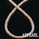 Freshwater Pearl Beads, Natural Pink, 7-8mm, Abacus Shape Pearl, Sold per 15-Inch Strand,7-8mm