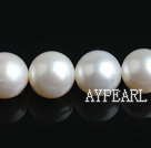 Freshwater Pearl Beads, Natural White, 10-11mm, Nearly Round, Sold per 15.7-Inch Strand,10-11mm