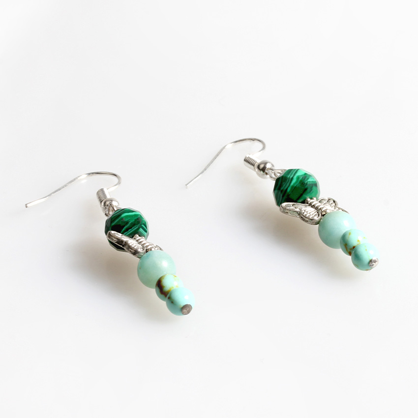 Turquoise handmade fashionable earrings