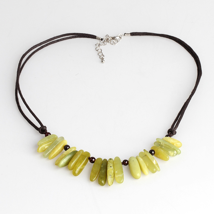 Wholesale Olivine handmade fashionable necklace